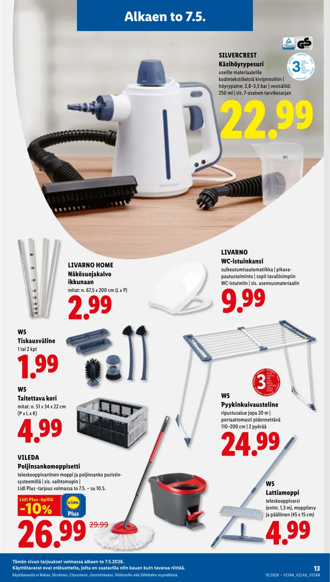 Lidl Koko Suomen Tarjoukset to 7.5. – ti 12.5. sivu 17
