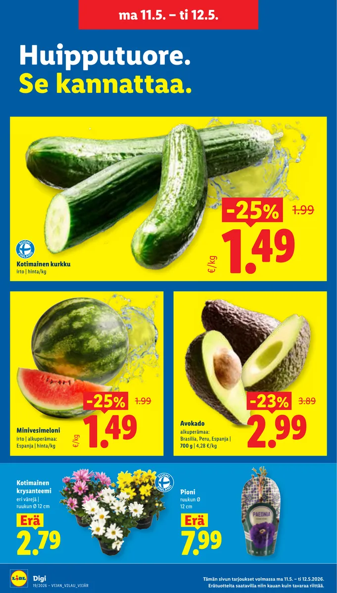 Lidl Koko Suomen Tarjoukset to 7.5. – ti 12.5. sivu 21