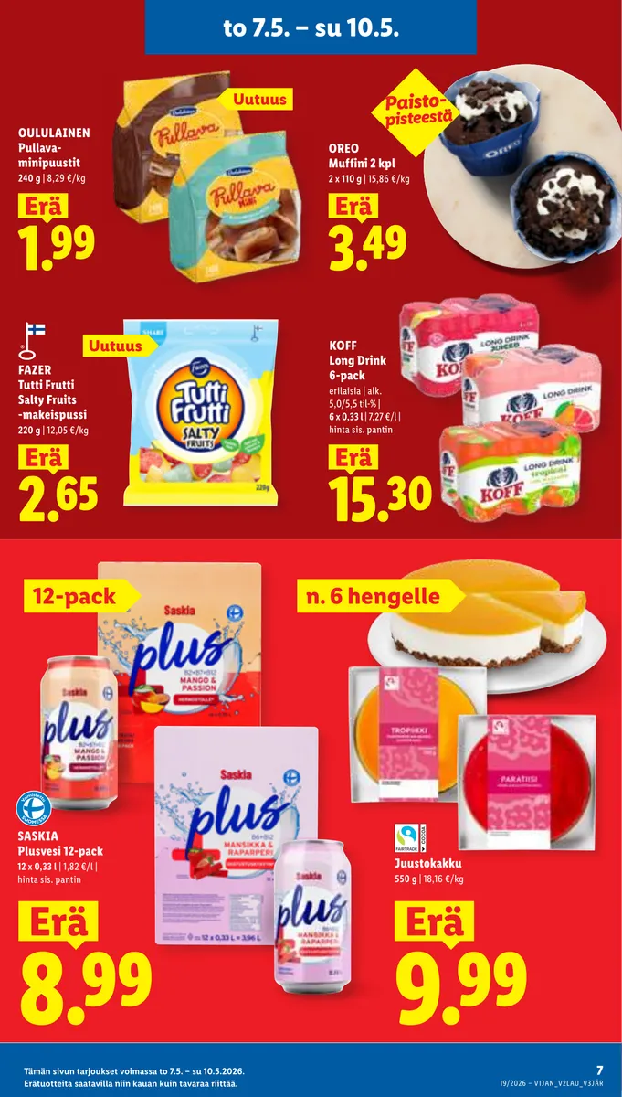 Lidl Koko Suomen Tarjoukset to 7.5. – ti 12.5. sivu 7