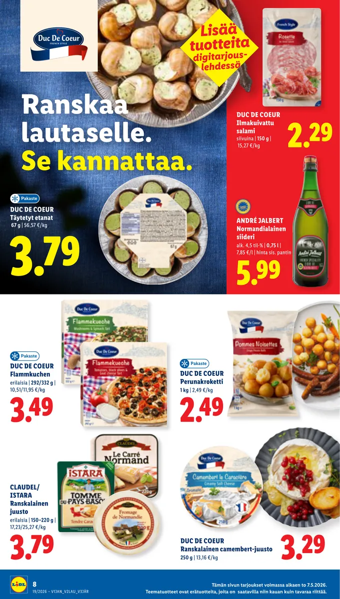 Lidl Alueesi Tarjoukset to 7.5. – ti 12.5. sivu 8