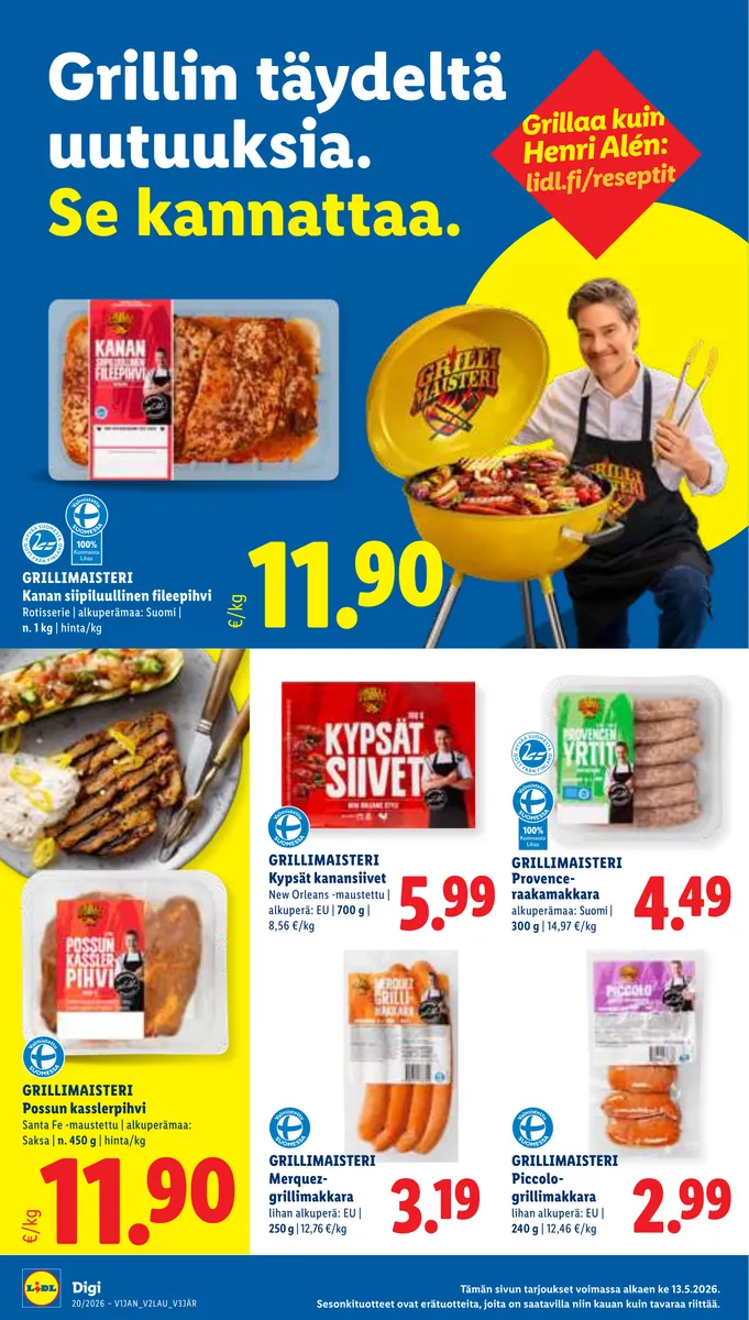 Lidl Koko Suomen Tarjoukset ke 13.5. – ke 20.5. sivu 12