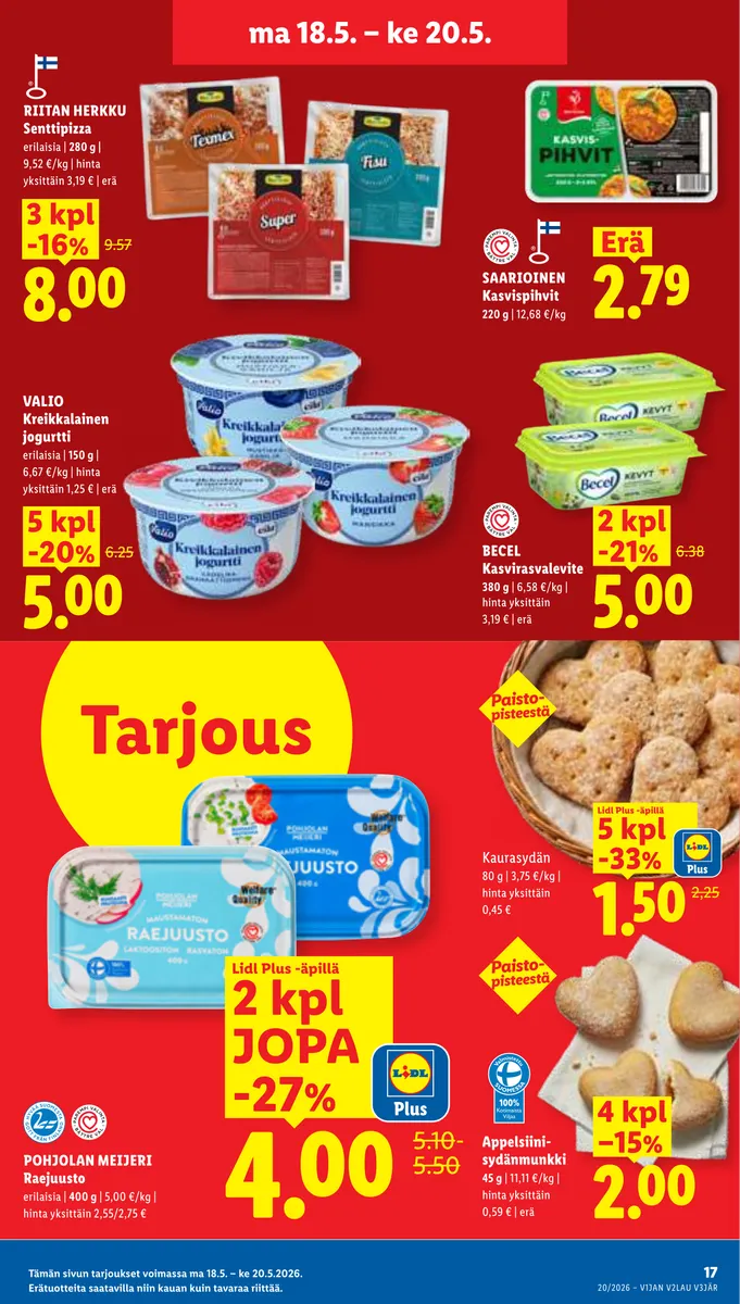 Lidl Koko Suomen Tarjoukset ke 13.5. – ke 20.5. sivu 25