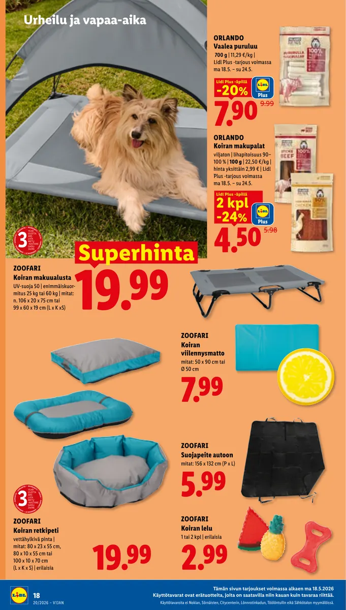 Lidl Koko Suomen Tarjoukset ke 13.5. – ke 20.5. sivu 26