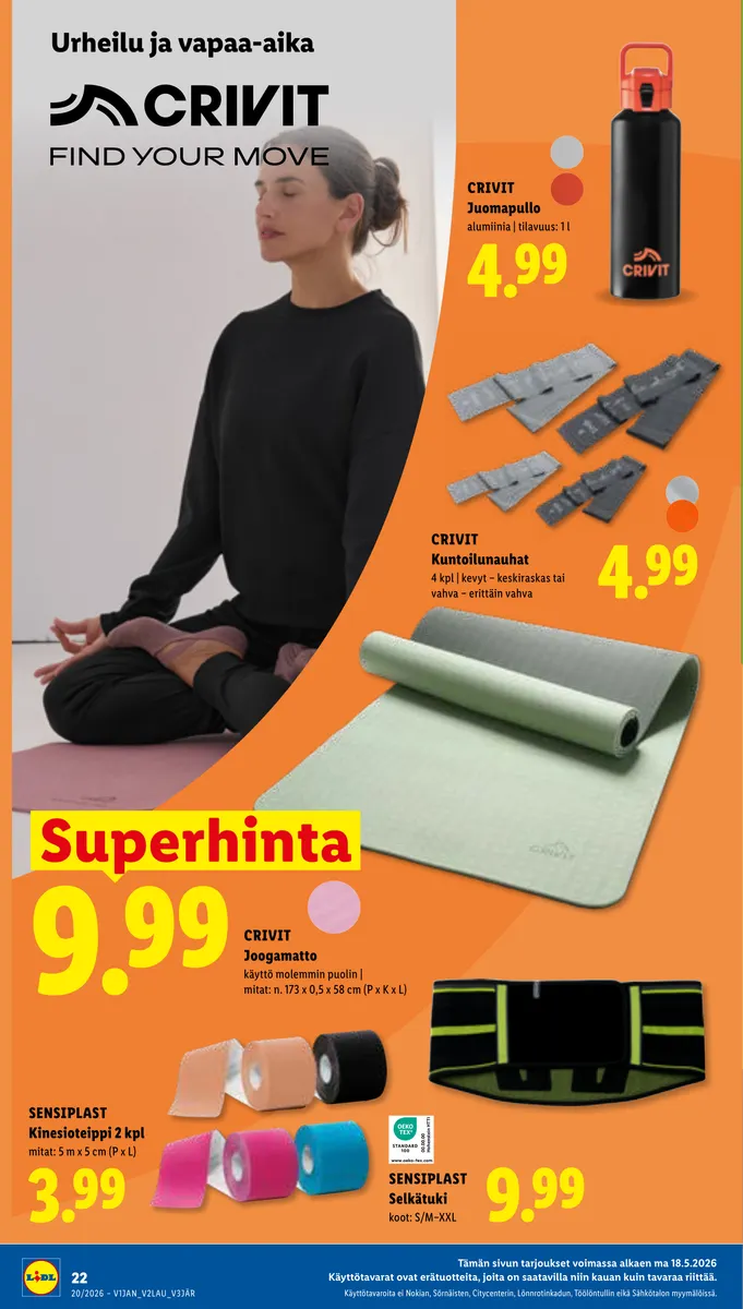 Lidl Koko Suomen Tarjoukset ke 13.5. – ke 20.5. sivu 30