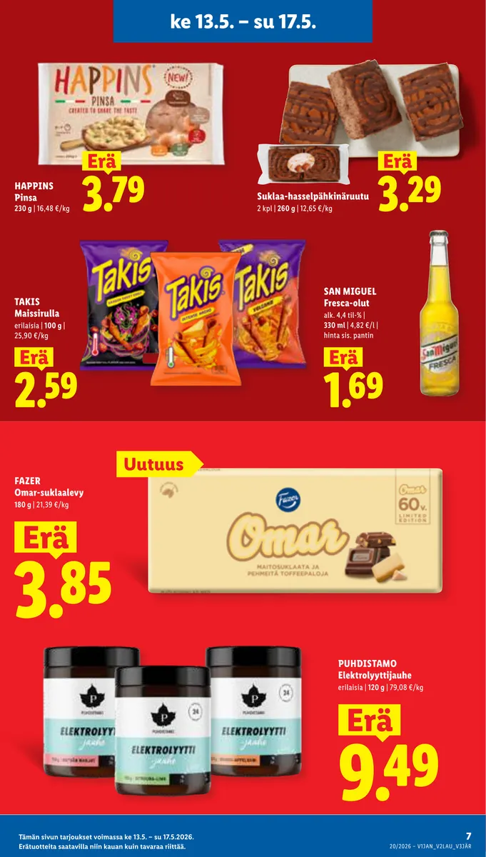 Lidl Koko Suomen Tarjoukset ke 13.5. – ke 20.5. sivu 7