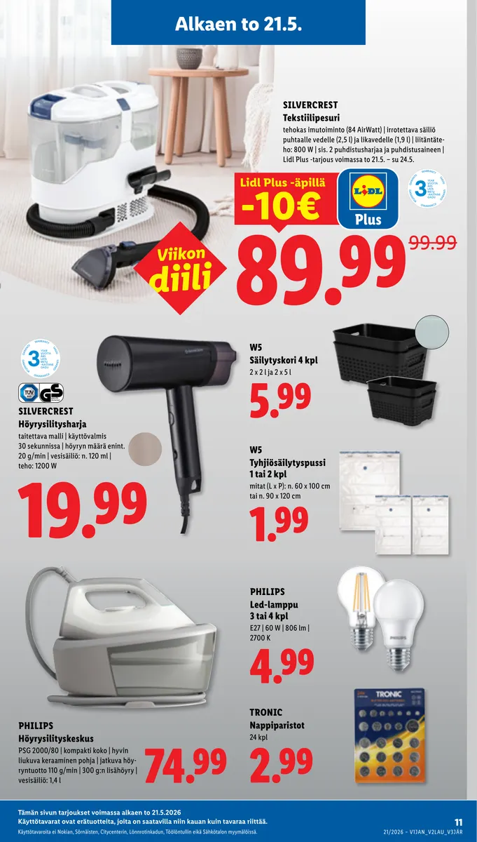 Lidl Koko Suomen Tarjoukset to 21.5. – ke 27.5. sivu 13
