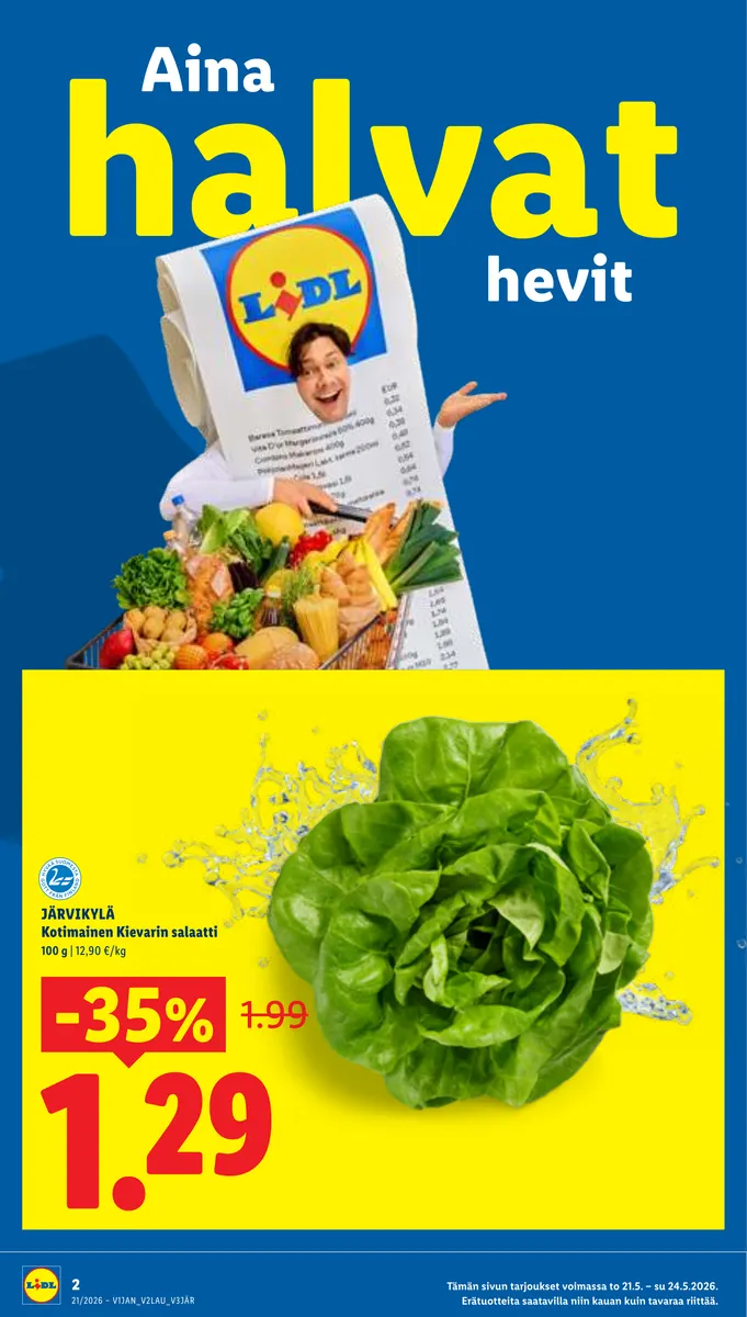 Lidl Koko Suomen Tarjoukset to 21.5. – ke 27.5. sivu 2