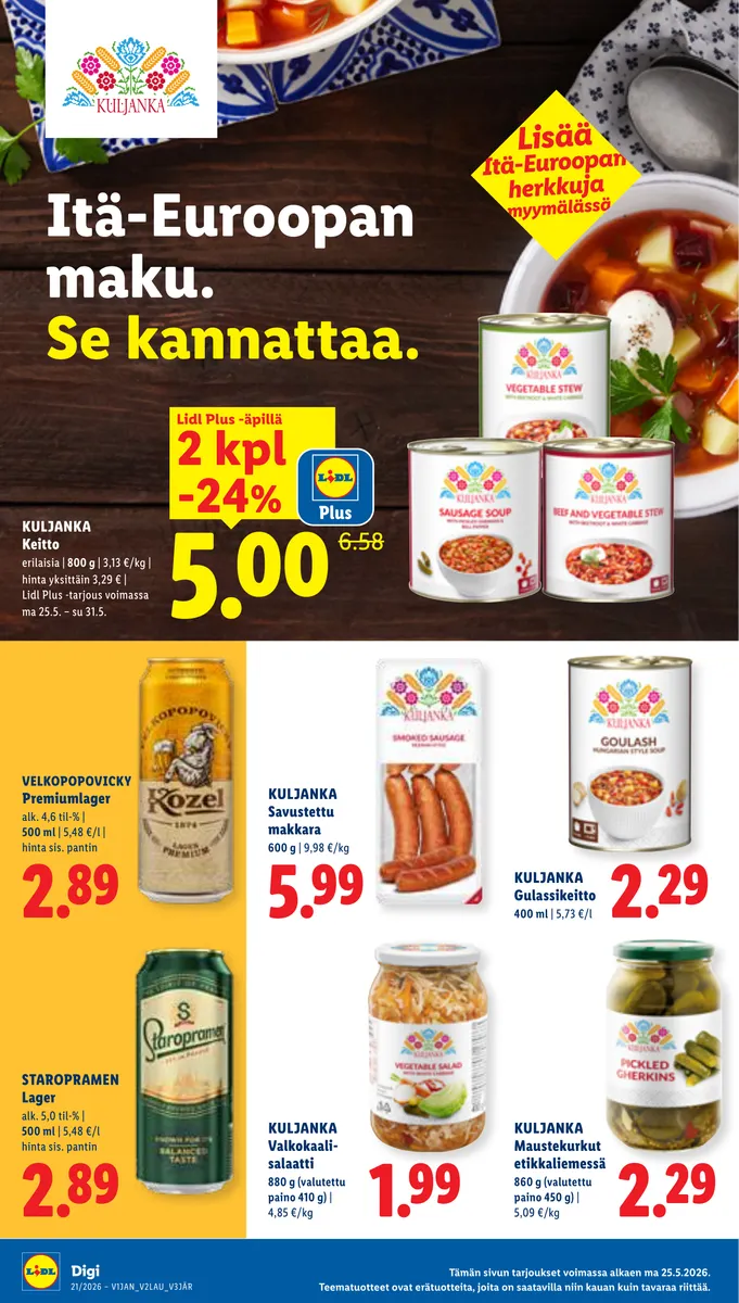 Lidl Koko Suomen Tarjoukset to 21.5. – ke 27.5. sivu 22