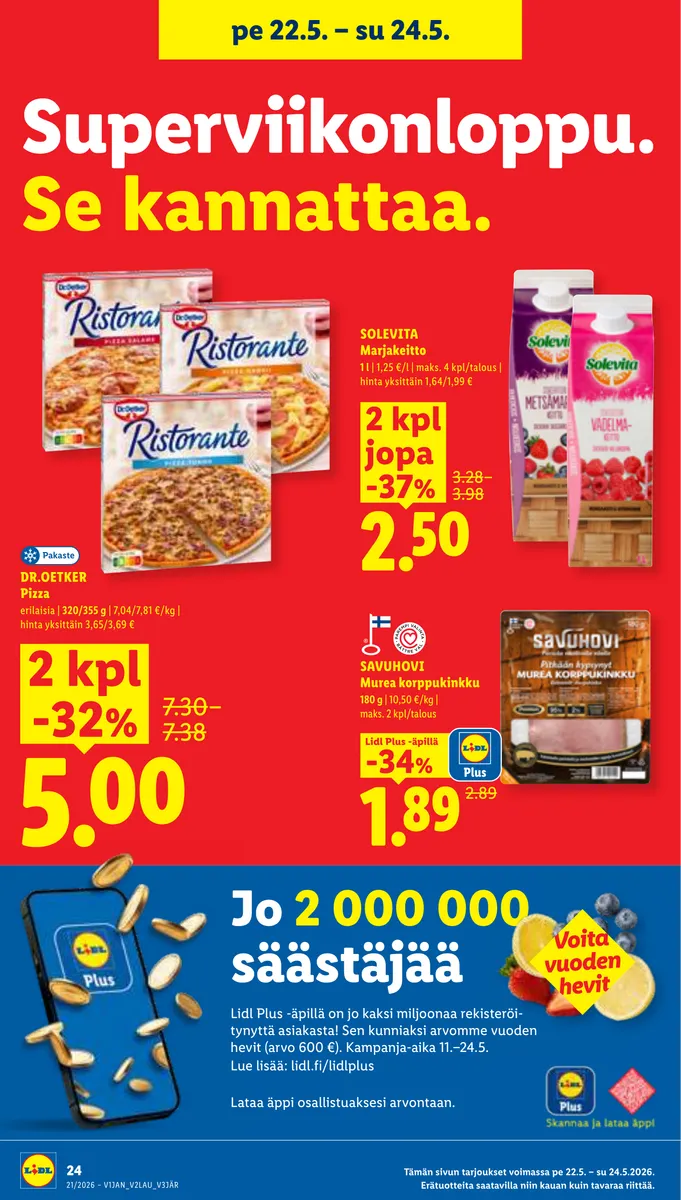 Lidl Koko Suomen Tarjoukset to 21.5. – ke 27.5. sivu 32