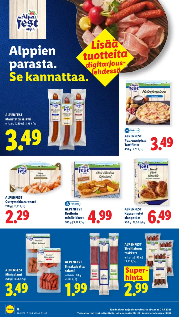 Lidl Koko Suomen Tarjoukset to 28.5. – ke 3.6. sivu 8