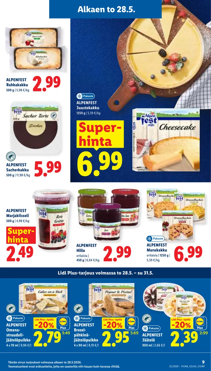 Lidl Koko Suomen Tarjoukset to 28.5. – ke 3.6. sivu 9