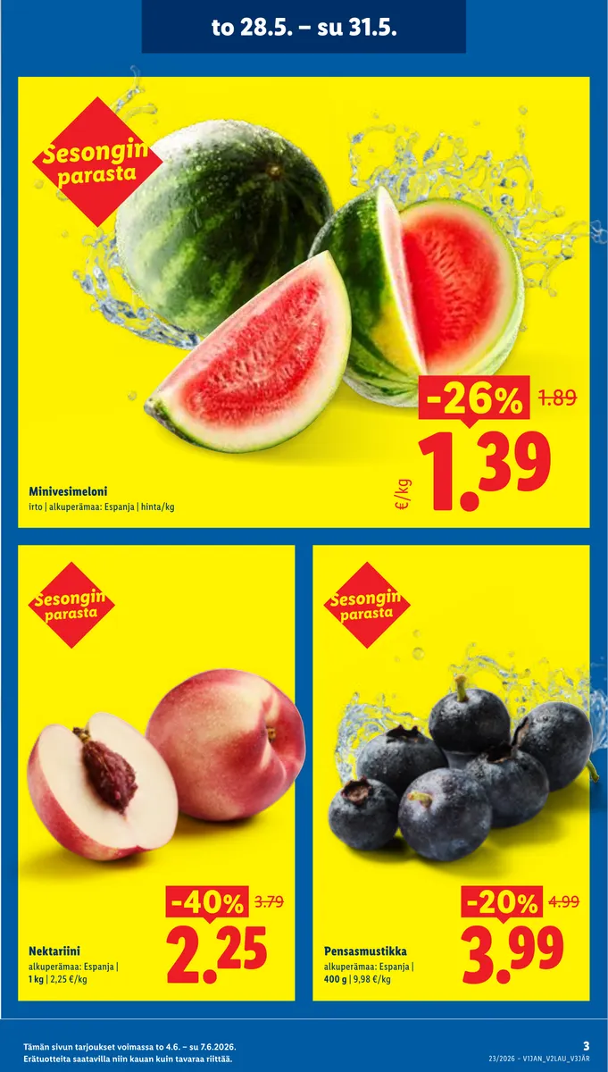Lidl Koko Suomen Tarjoukset to 4.6. – ke 10.6. sivu 3