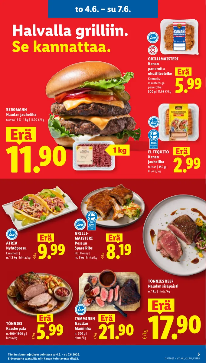 Lidl Koko Suomen Tarjoukset to 4.6. – ke 10.6. sivu 5