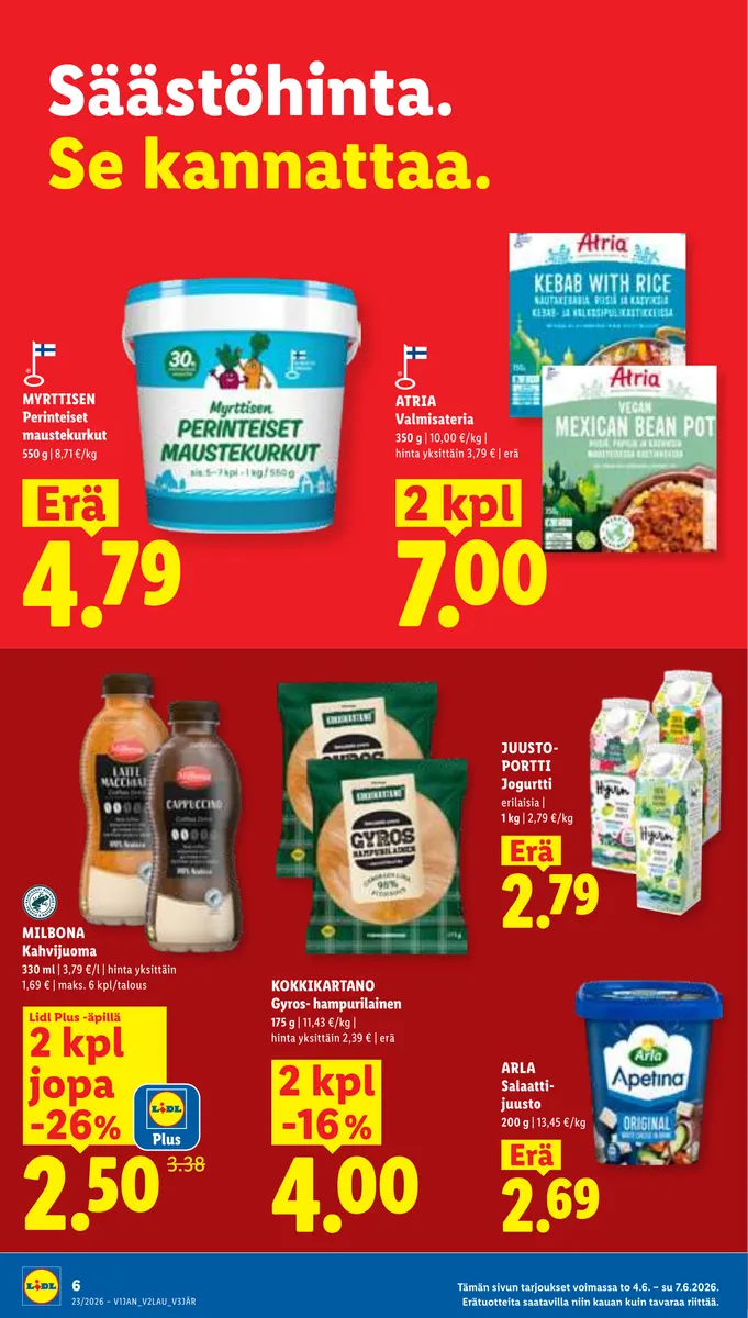 Lidl Koko Suomen Tarjoukset to 4.6. – ke 10.6. sivu 6