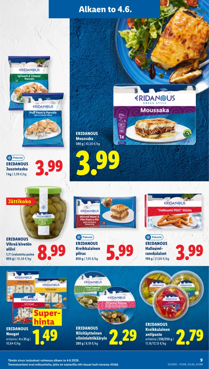 Lidl Koko Suomen Tarjoukset to 4.6. – ke 10.6. sivu 9