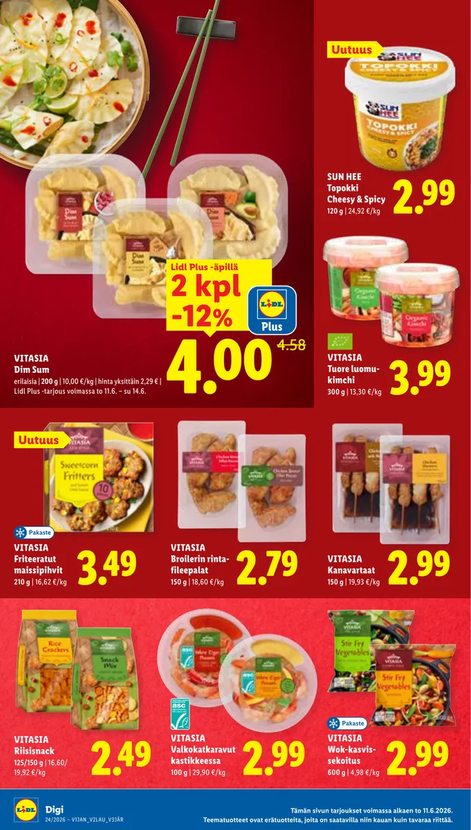Lidl Koko Suomen Tarjoukset to 11.6. – ti 16.6. sivu 10