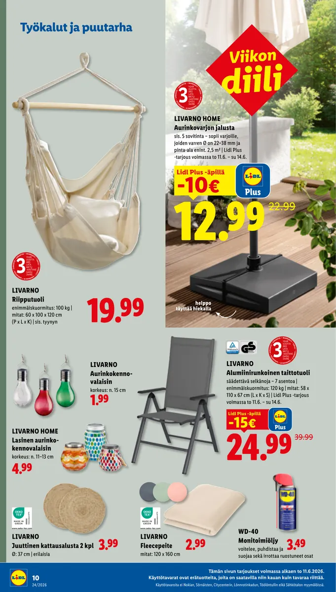 Lidl Koko Suomen Tarjoukset to 11.6. – ti 16.6. sivu 14