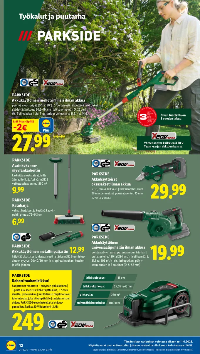 Lidl Koko Suomen Tarjoukset to 11.6. – ti 16.6. sivu 16