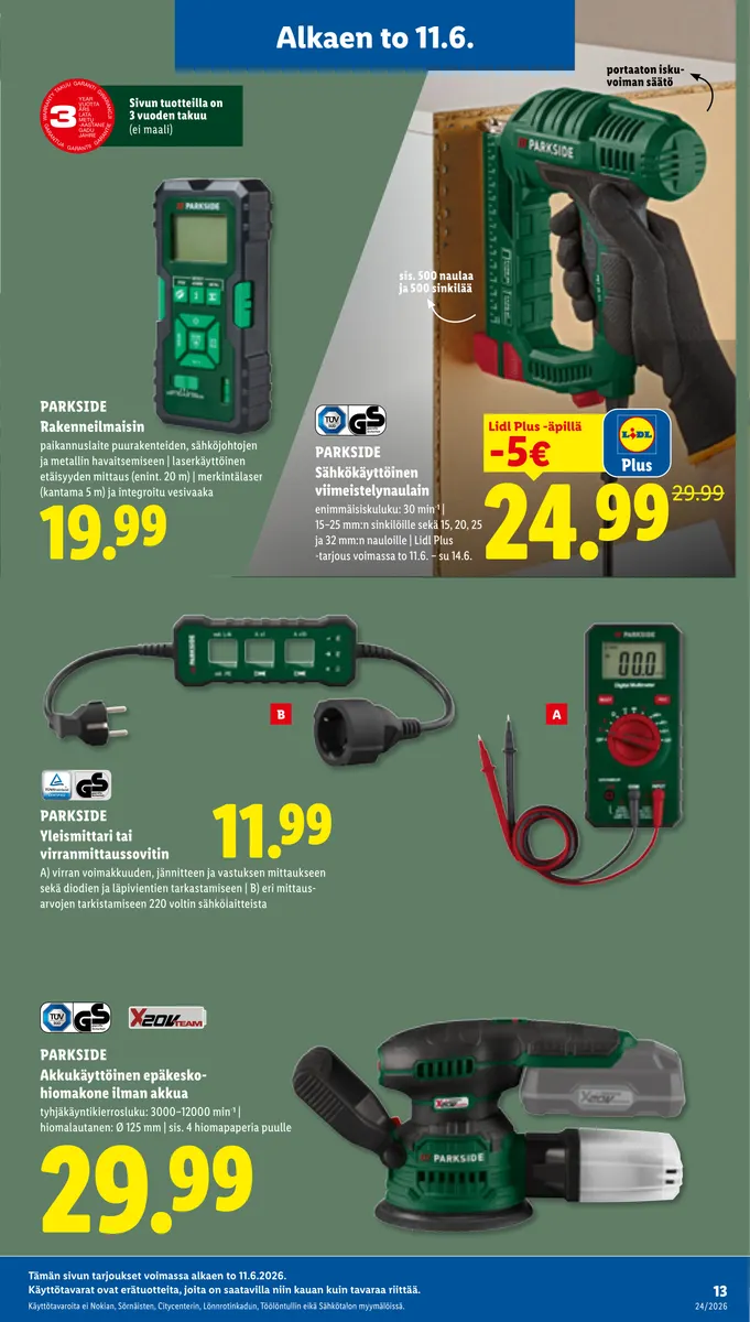 Lidl Koko Suomen Tarjoukset to 11.6. – ti 16.6. sivu 17