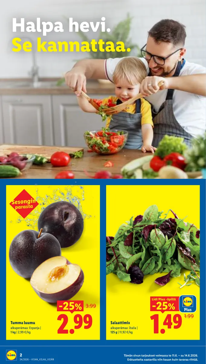 Lidl Koko Suomen Tarjoukset to 11.6. – ti 16.6. sivu 2