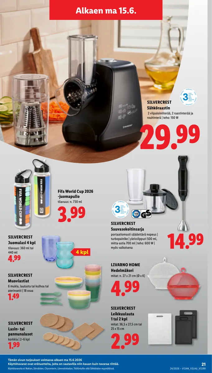 Lidl Koko Suomen Tarjoukset to 11.6. – ti 16.6. sivu 29