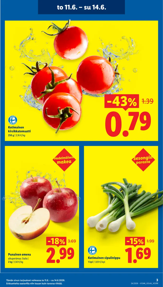 Lidl Koko Suomen Tarjoukset to 11.6. – ti 16.6. sivu 3