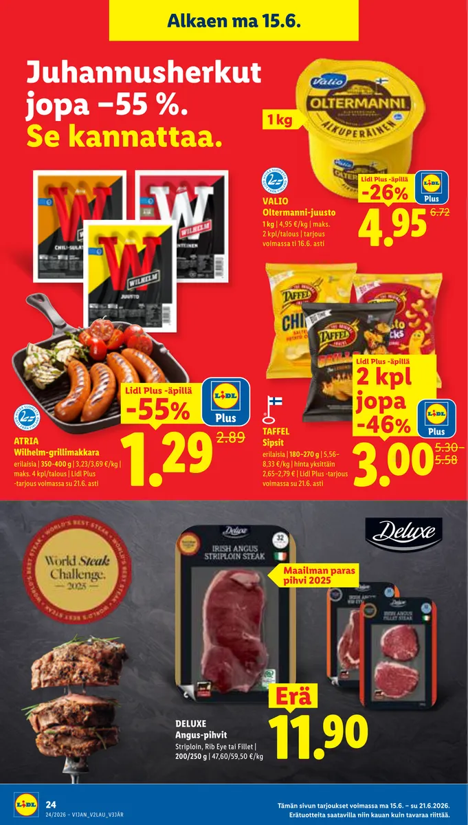 Lidl Koko Suomen Tarjoukset to 11.6. – ti 16.6. sivu 32