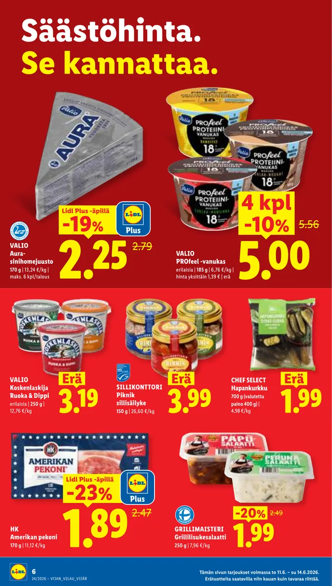 Lidl Koko Suomen Tarjoukset to 11.6. – ti 16.6. sivu 6