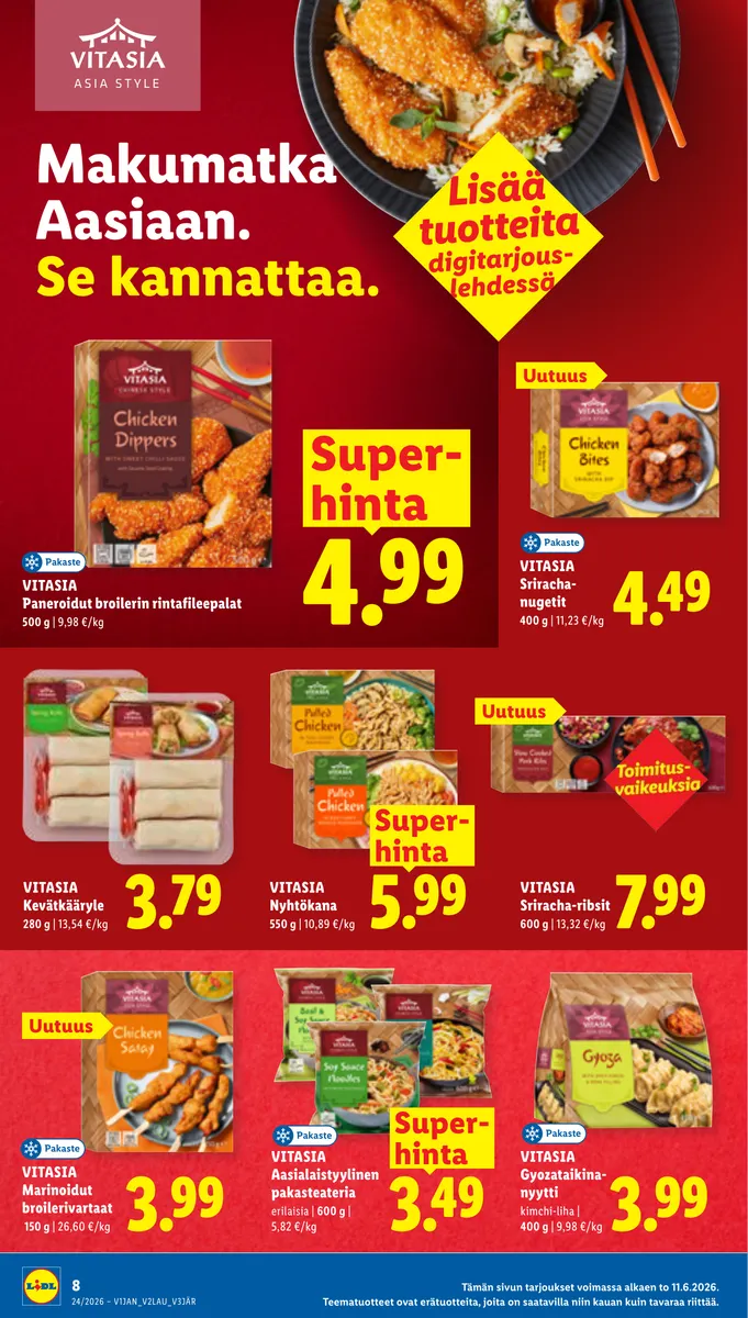 Lidl Koko Suomen Tarjoukset to 11.6. – ti 16.6. sivu 8