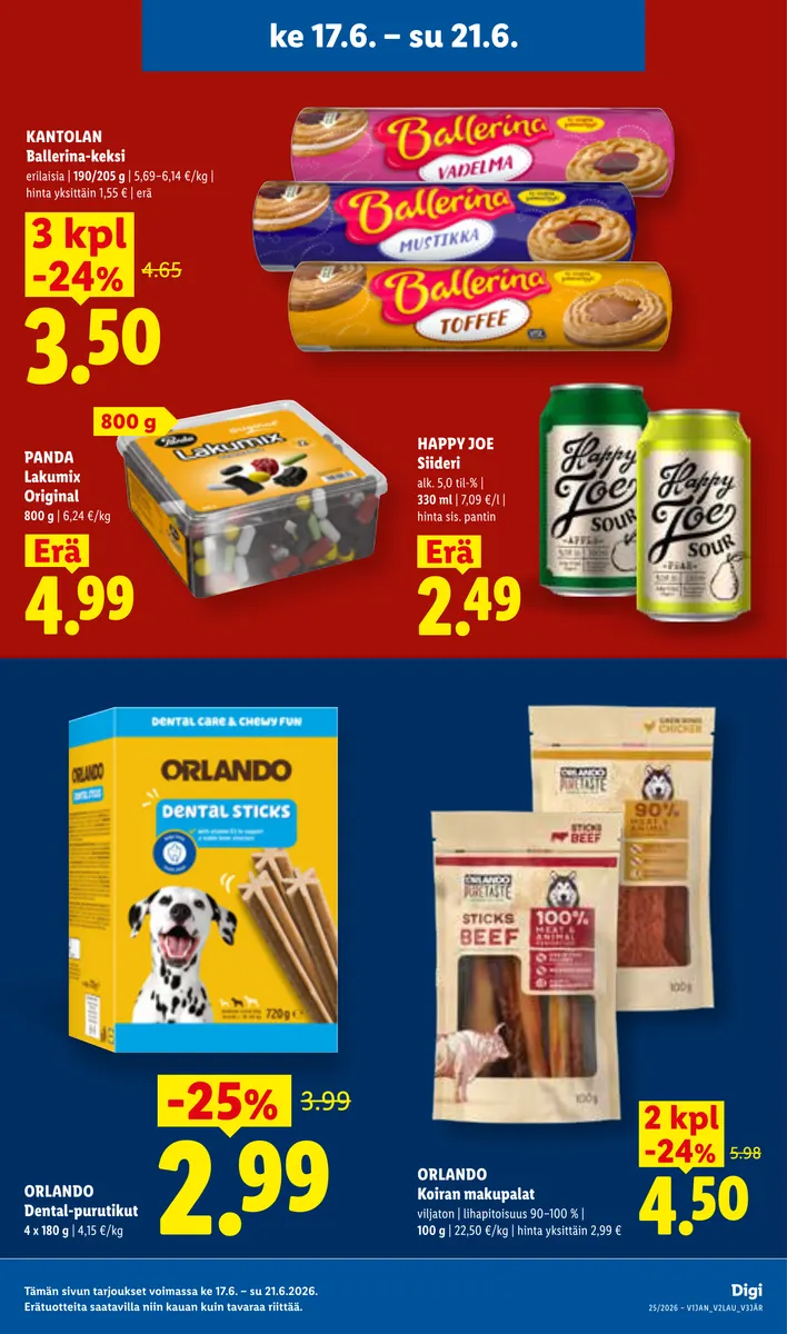 Lidl Koko Suomen Tarjoukset ke 17.6. – ke 24.6. sivu 12