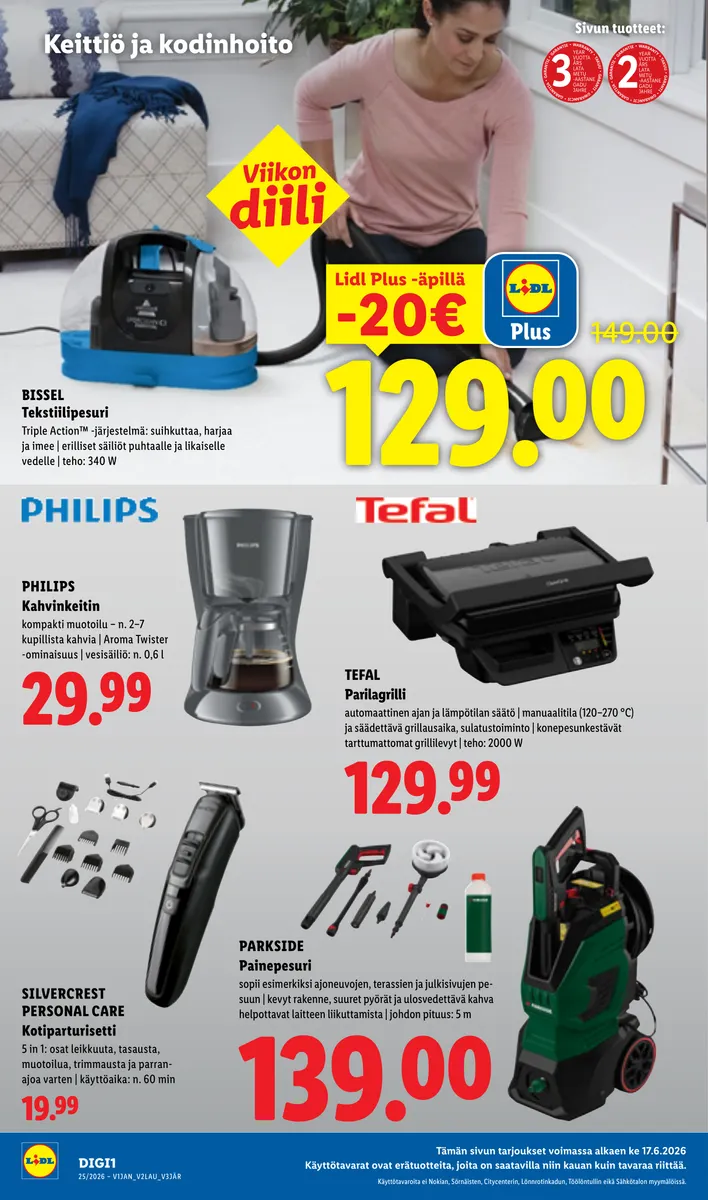 Lidl Koko Suomen Tarjoukset ke 17.6. – ke 24.6. sivu 18