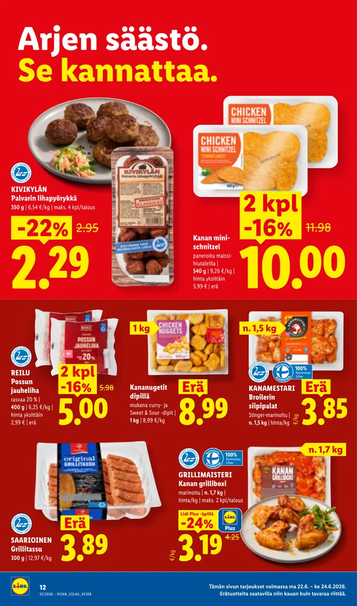 Lidl Koko Suomen Tarjoukset ke 17.6. – ke 24.6. sivu 25