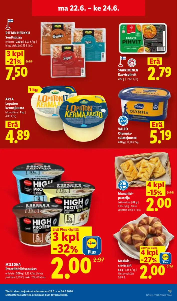 Lidl Koko Suomen Tarjoukset ke 17.6. – ke 24.6. sivu 26