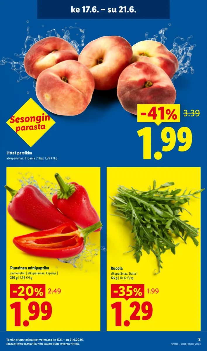 Lidl Koko Suomen Tarjoukset ke 17.6. – ke 24.6. sivu 3