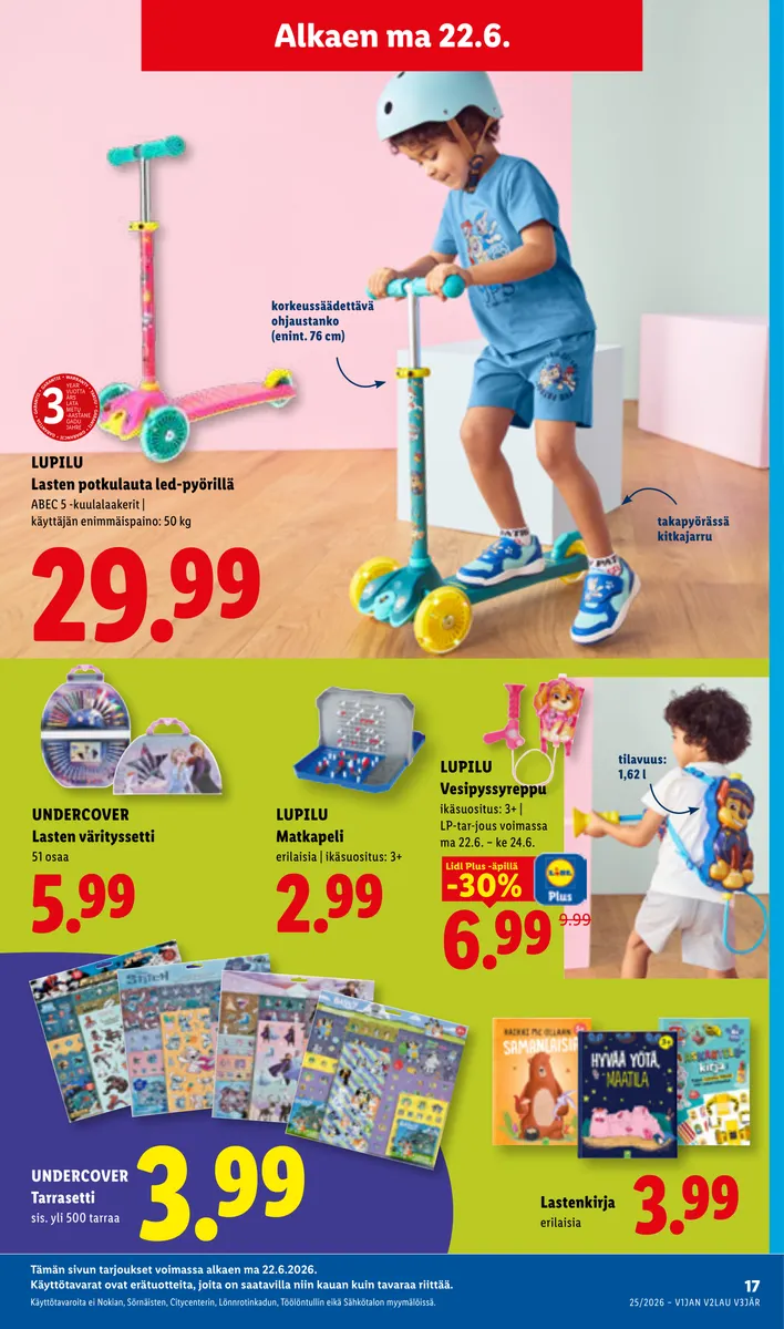 Lidl Koko Suomen Tarjoukset ke 17.6. – ke 24.6. sivu 30