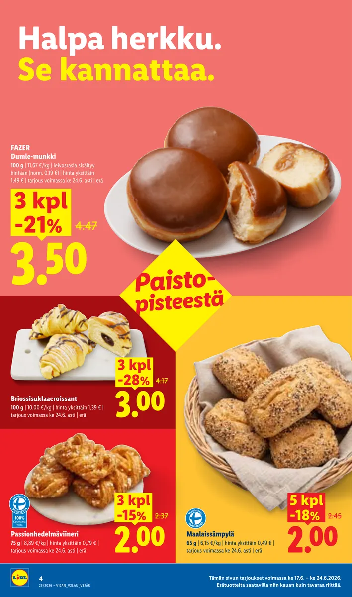 Lidl Koko Suomen Tarjoukset ke 17.6. – ke 24.6. sivu 4
