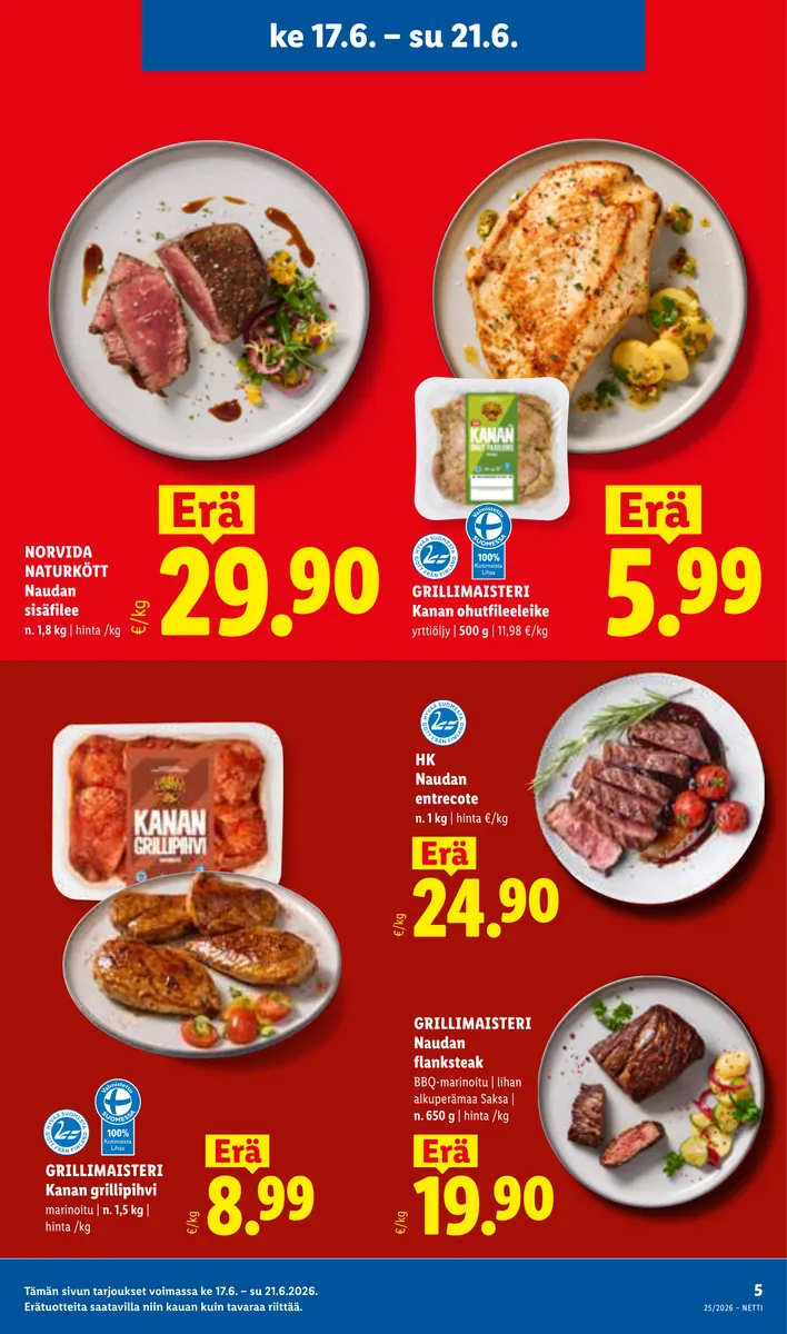 Lidl Koko Suomen Tarjoukset ke 17.6. – ke 24.6. sivu 5