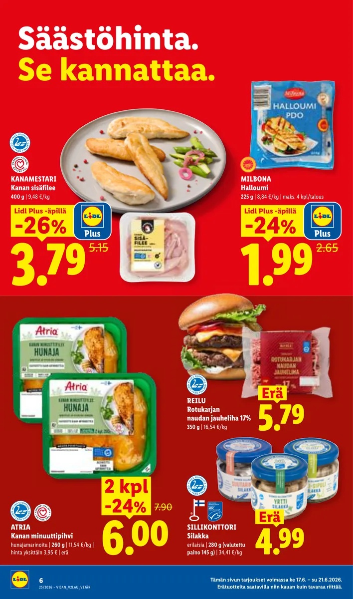 Lidl Koko Suomen Tarjoukset ke 17.6. – ke 24.6. sivu 6