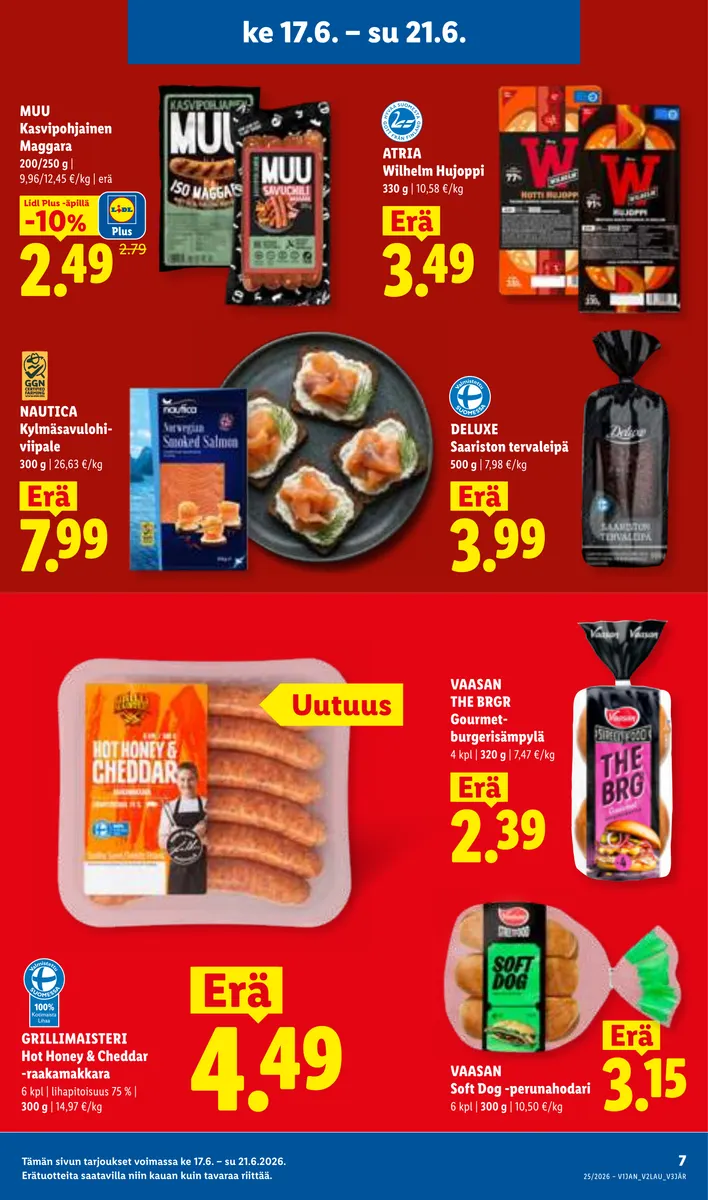 Lidl Koko Suomen Tarjoukset ke 17.6. – ke 24.6. sivu 7