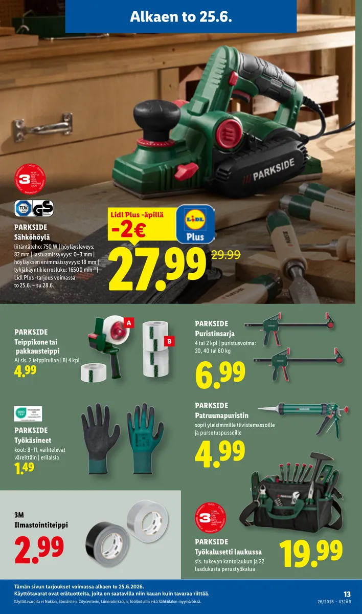 Lidl Koko Suomen Tarjoukset to 25.6. – ke 1.7. sivu 21