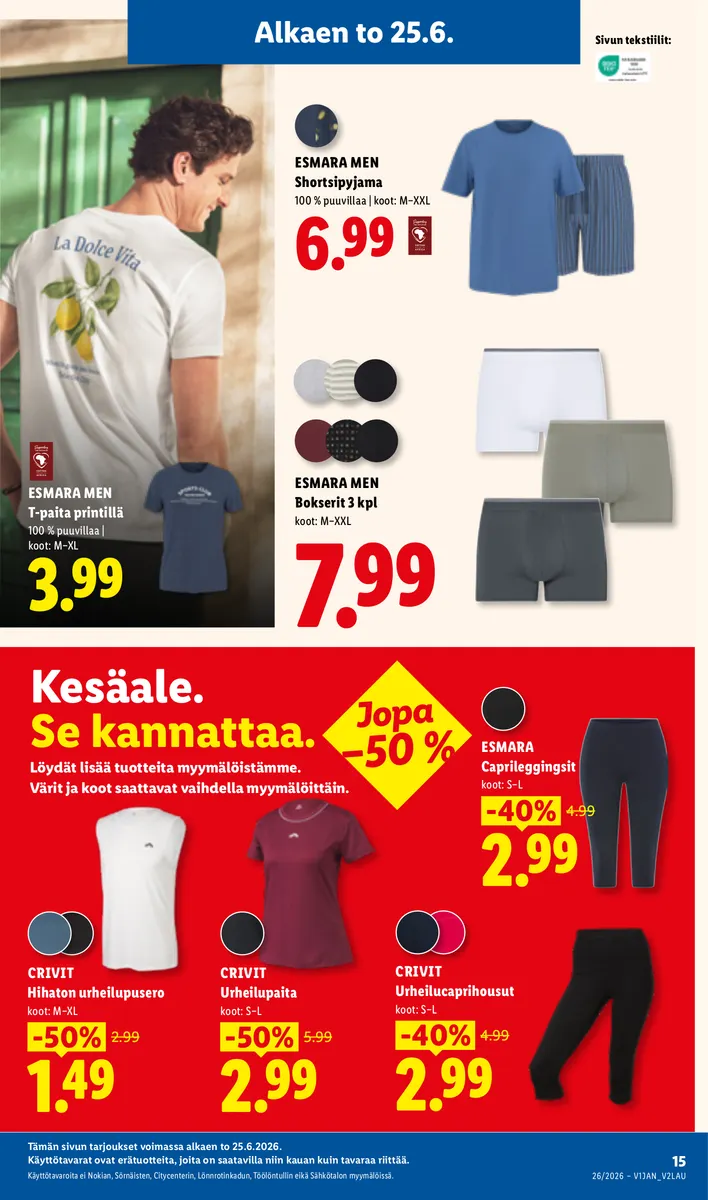 Lidl Koko Suomen Tarjoukset to 25.6. – ke 1.7. sivu 23