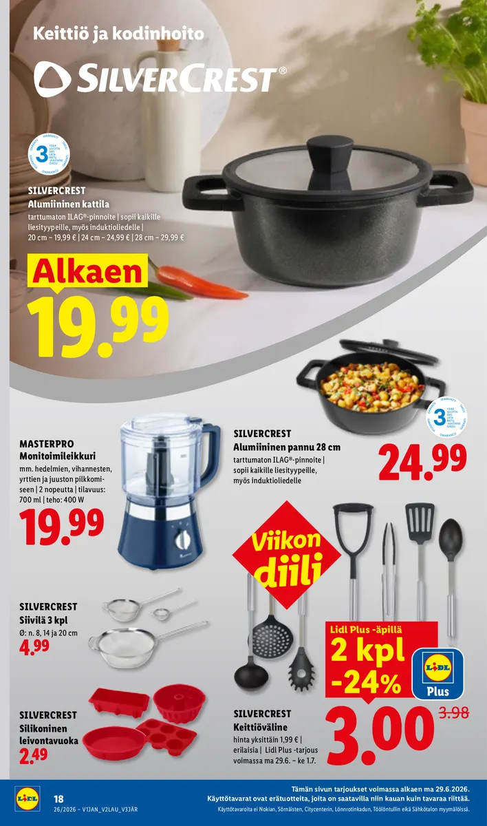 Lidl Koko Suomen Tarjoukset to 25.6. – ke 1.7. sivu 28