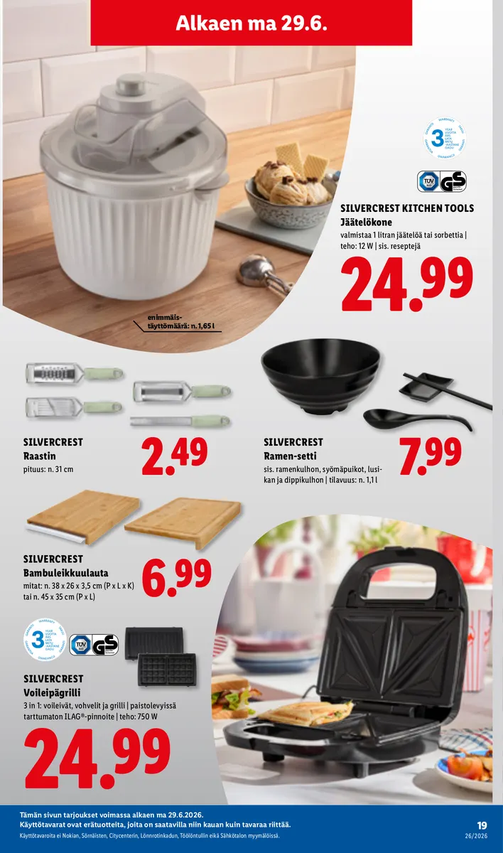 Lidl Koko Suomen Tarjoukset to 25.6. – ke 1.7. sivu 29