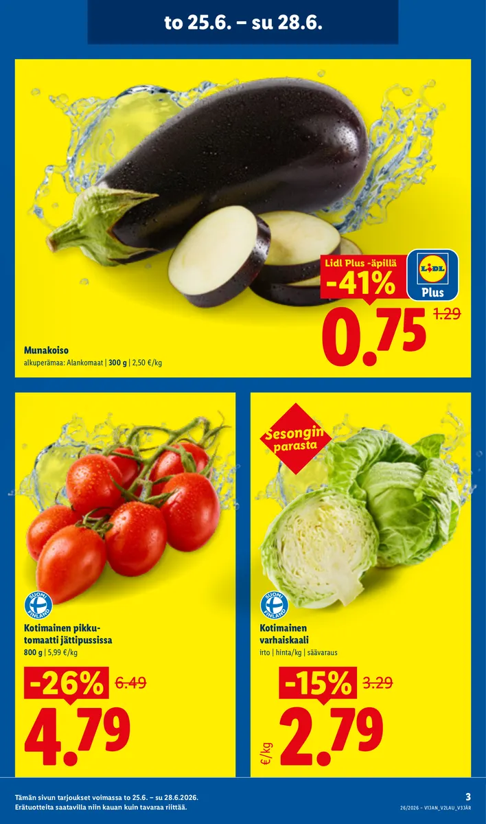 Lidl Koko Suomen Tarjoukset to 25.6. – ke 1.7. sivu 3