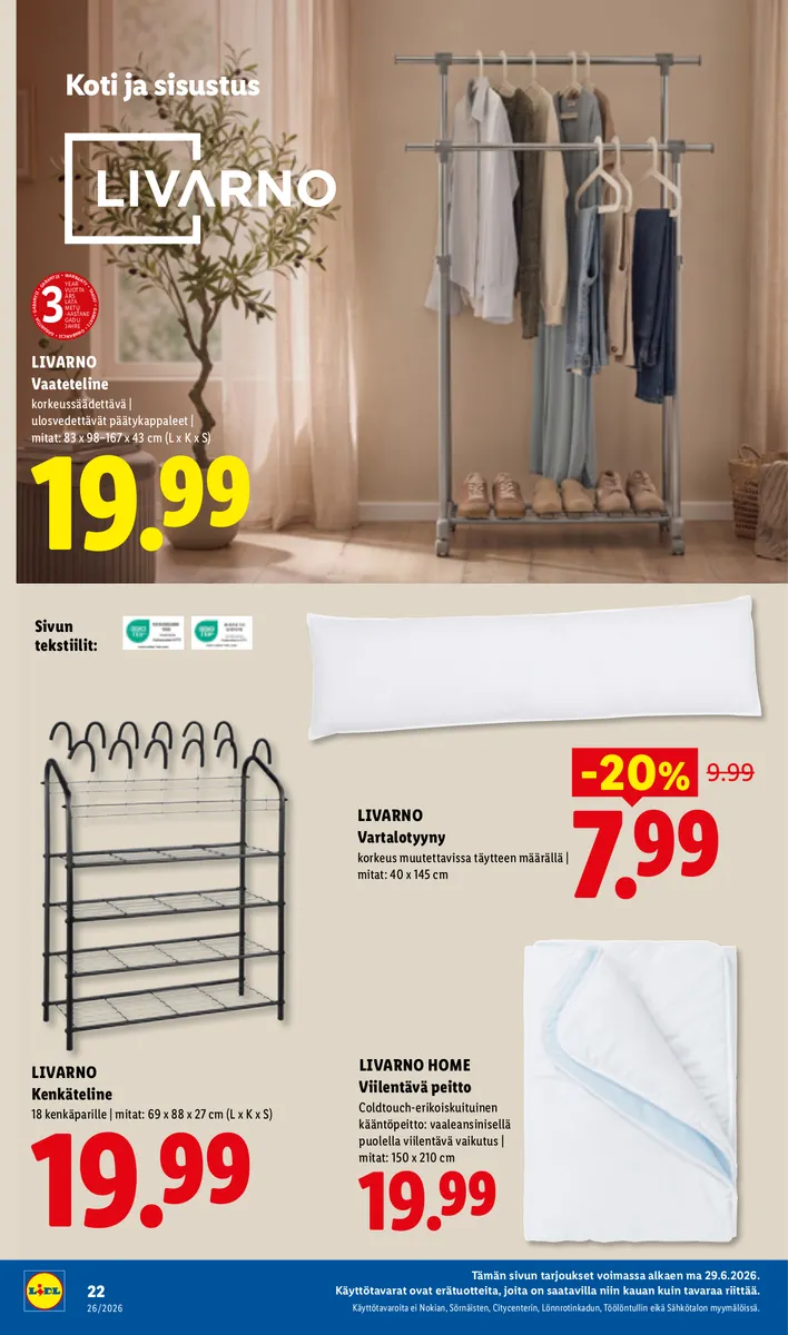 Lidl Koko Suomen Tarjoukset to 25.6. – ke 1.7. sivu 32