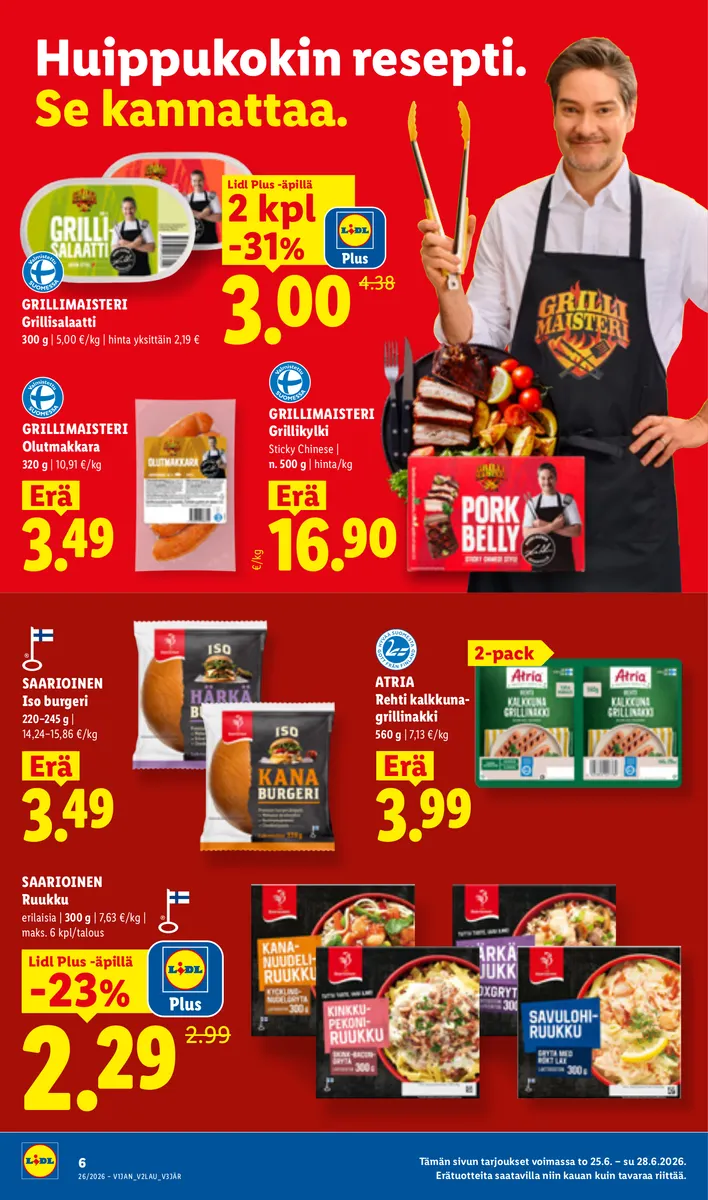 Lidl Koko Suomen Tarjoukset to 25.6. – ke 1.7. sivu 6