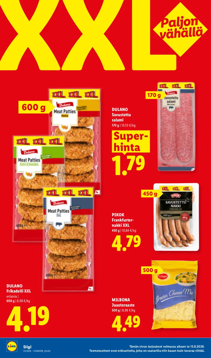Lidl Koko Suomen Tarjoukset to 13.8. – su 16.8. sivu 10