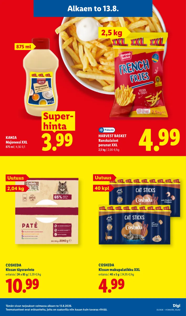 Lidl Koko Suomen Tarjoukset to 13.8. – su 16.8. sivu 11