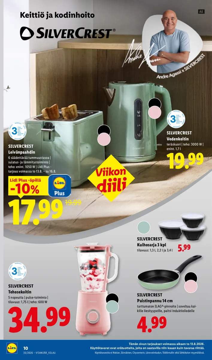 Lidl Koko Suomen Tarjoukset to 13.8. – su 16.8. sivu 14