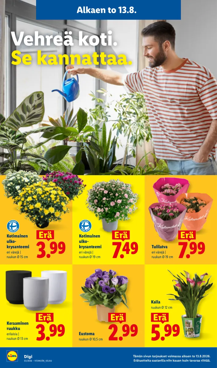 Lidl Koko Suomen Tarjoukset to 13.8. – su 16.8. sivu 20